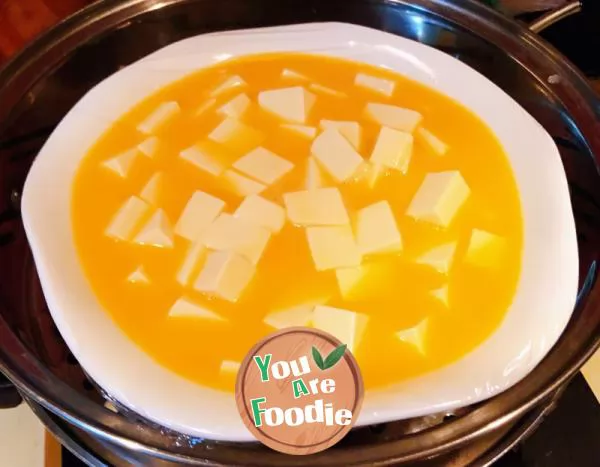 Eel tofu egg soup