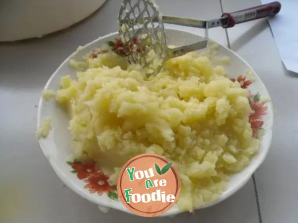 Baked mashed potato