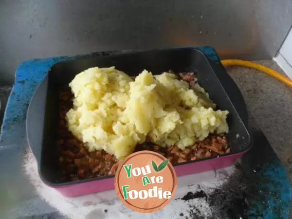 Baked mashed potato