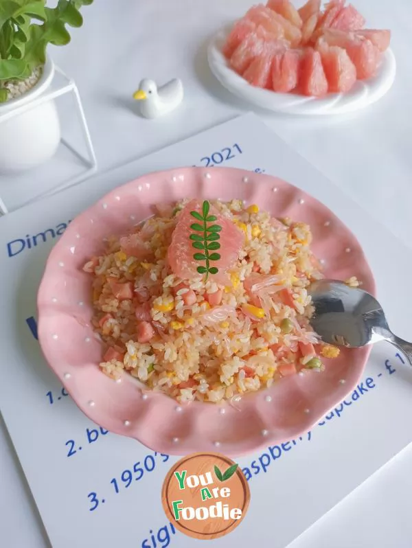 Fried Rice with Grapefruit