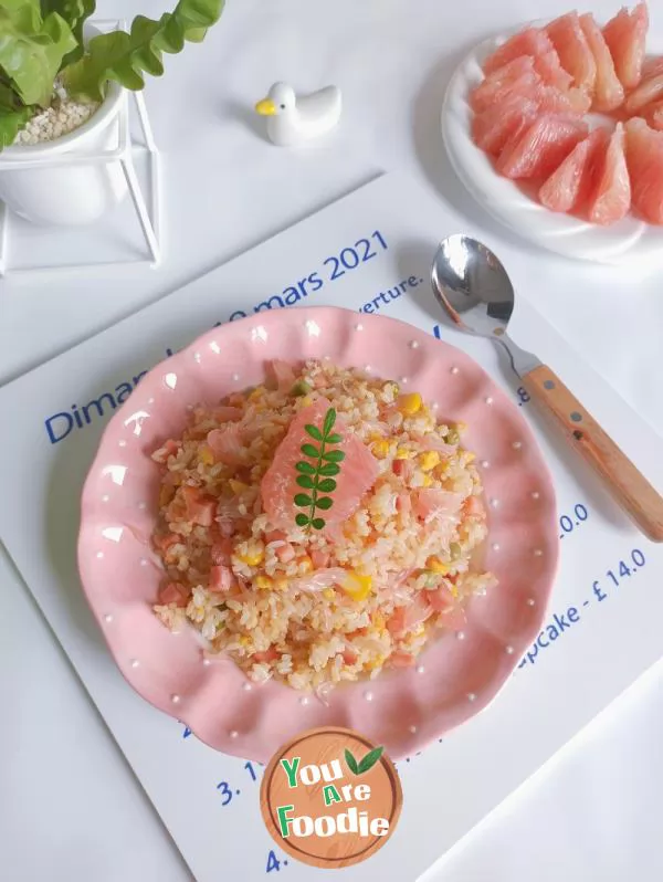 Fried Rice with Grapefruit