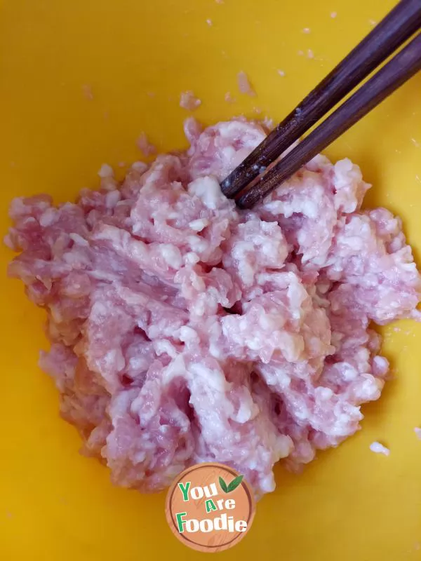 Fried dumplings with purple potato, rose and egg