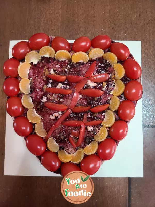 Blueberry jam cake