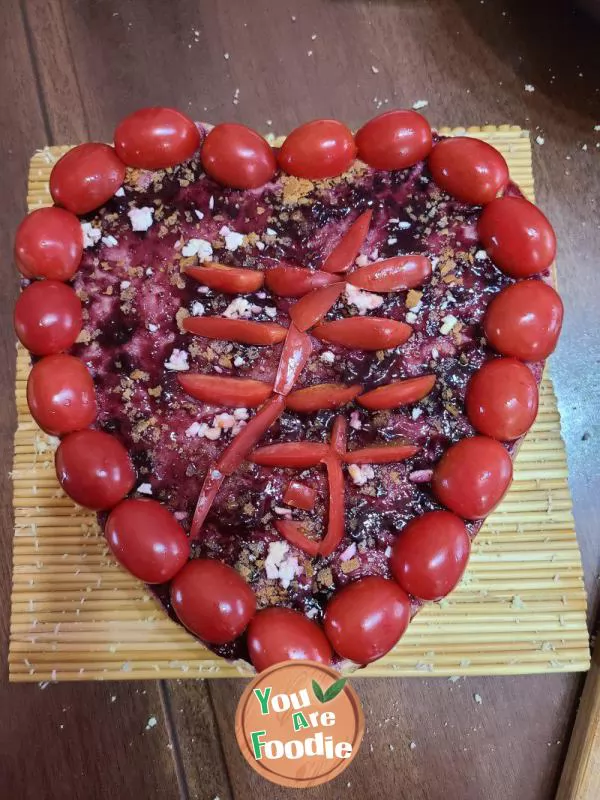 Blueberry jam cake