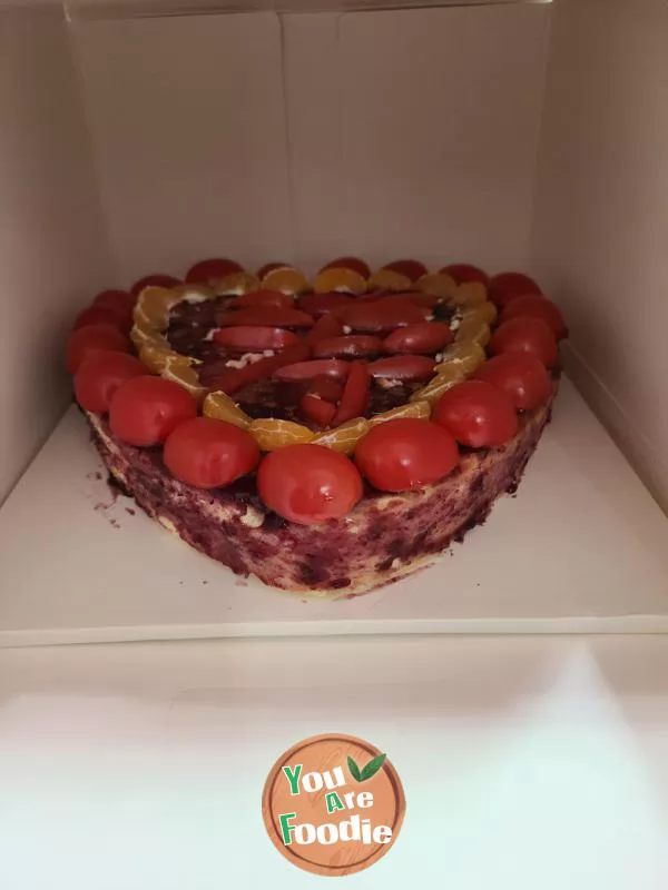 Blueberry jam cake