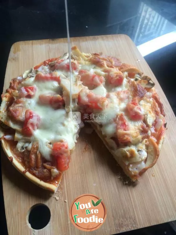 Homemade pizza