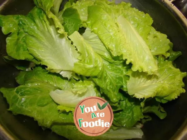 Sauteed Lettuce in Oyster Sauce