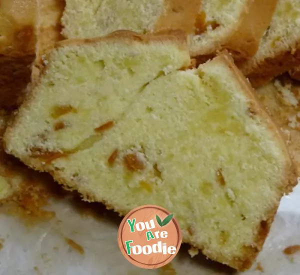 Candied orange peel pound cake Candied orange peel pound cake