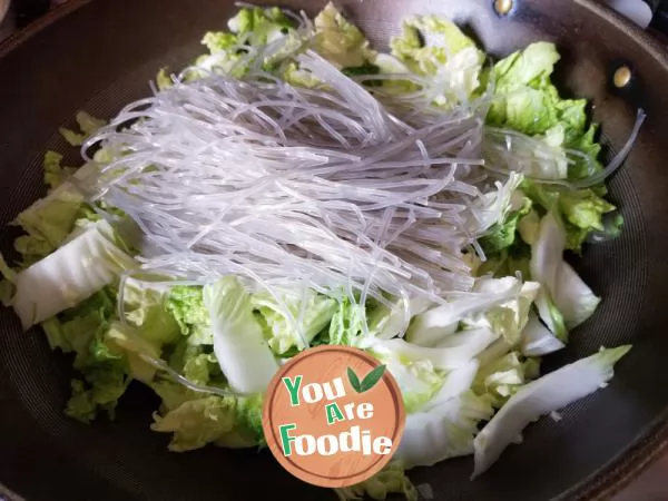 Chinese cabbage and sweet potato powder