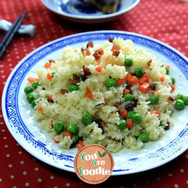 Stir-Fried Rice with Preserved Pork