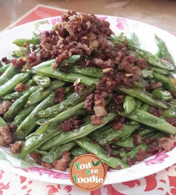 Simple dry fried string beans