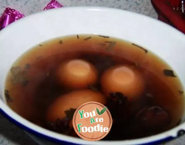 Tea Flavored Boiled Eggs