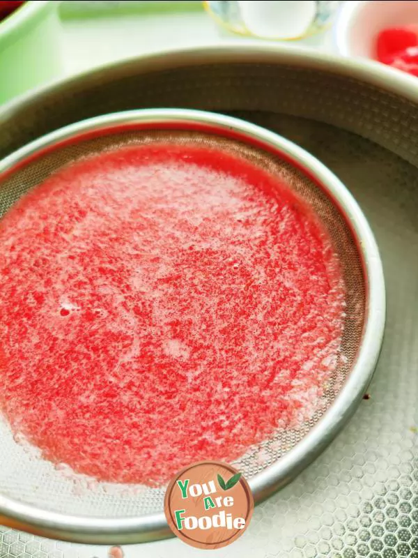 Watermelon frozen milk