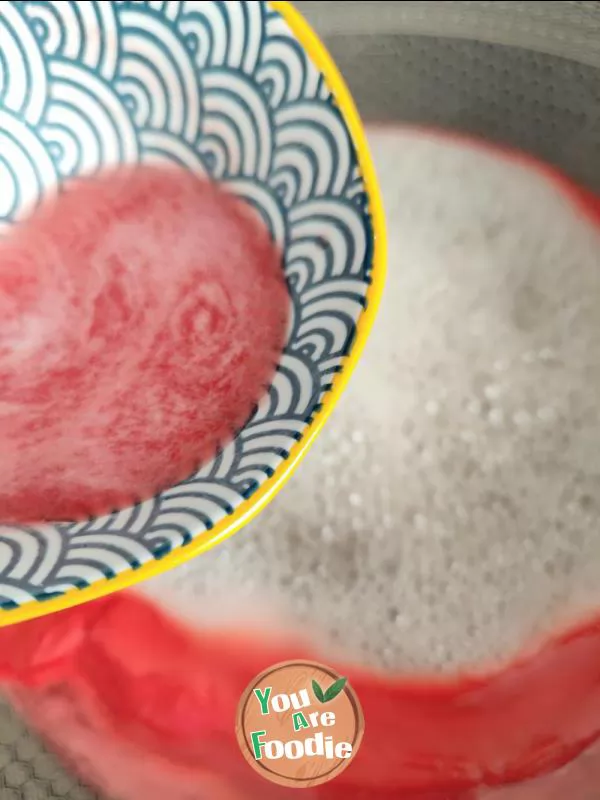 Watermelon frozen milk