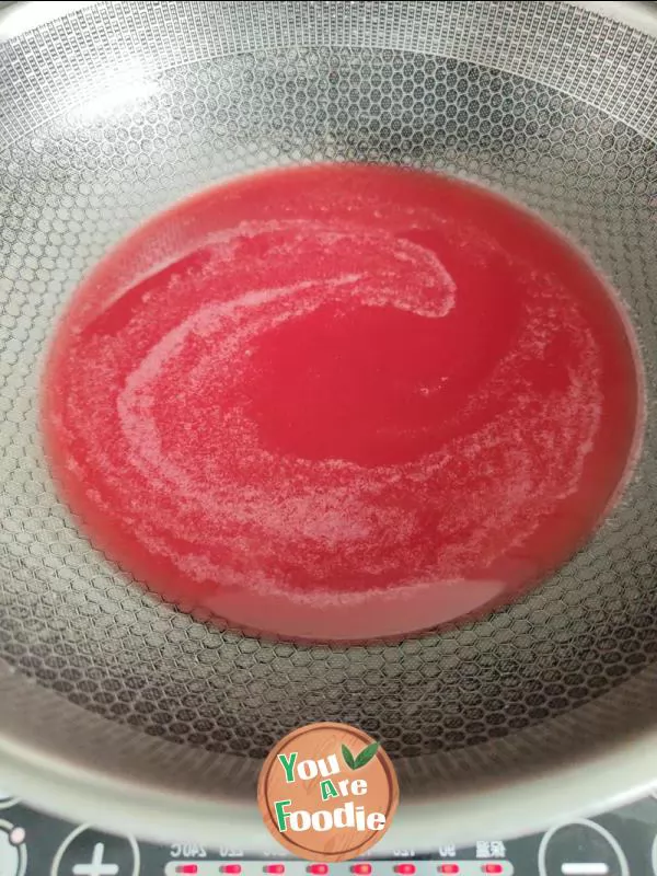 Watermelon frozen milk