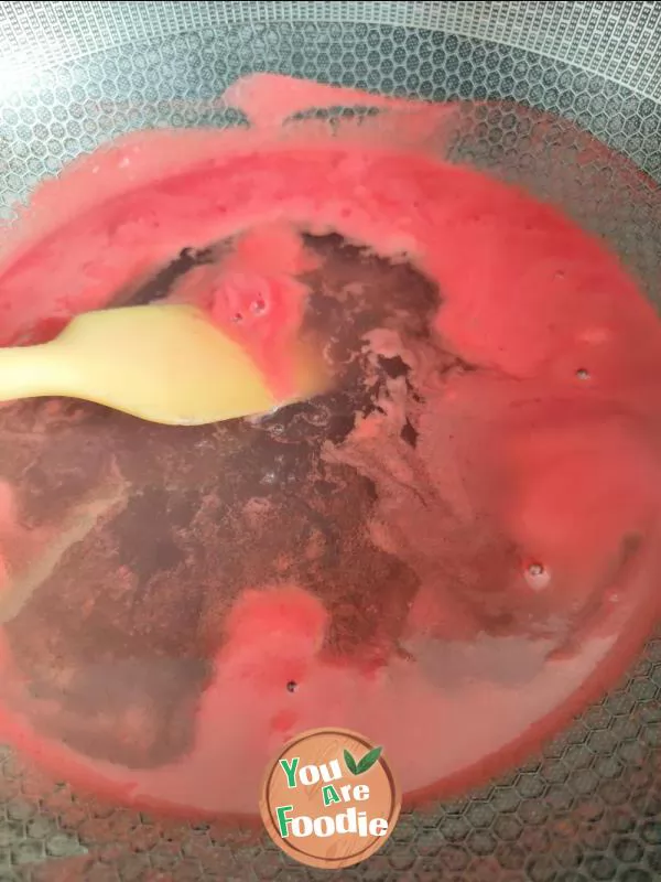 Watermelon frozen milk