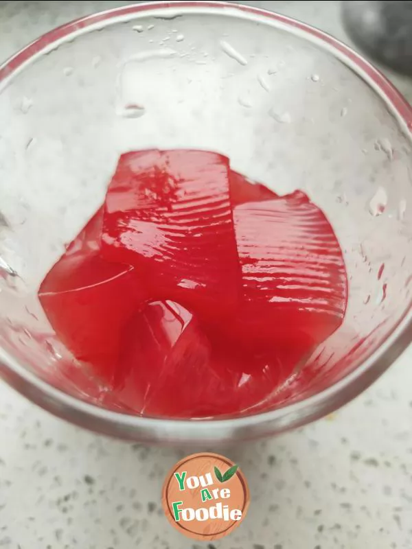 Watermelon frozen milk