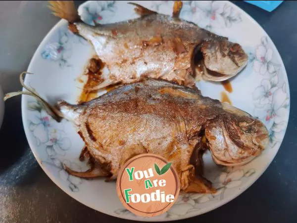 Pan Fried Pomfret