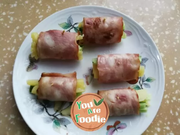 Bacon potato rolls