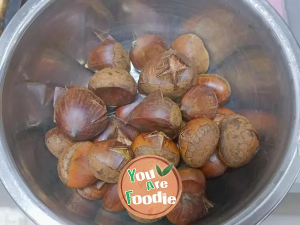 Super simple honey roasted chestnuts