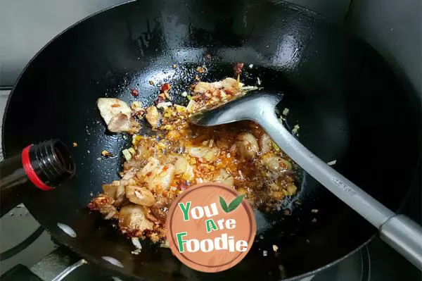 Fried Tofu with streaky pork