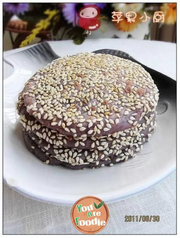 Purple-sweet-potato-glutinous-rice-cake