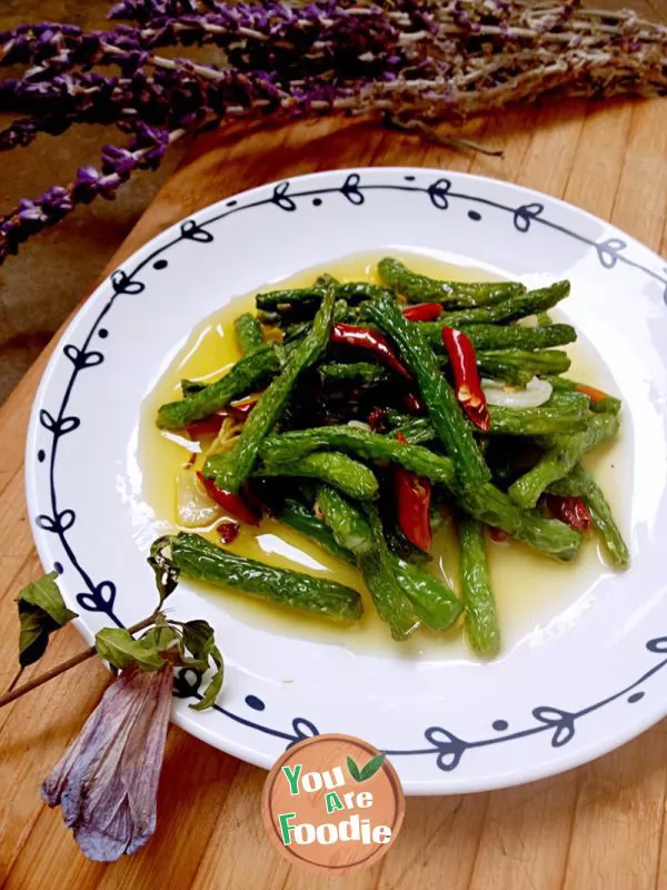 Stir fried gluten free beans