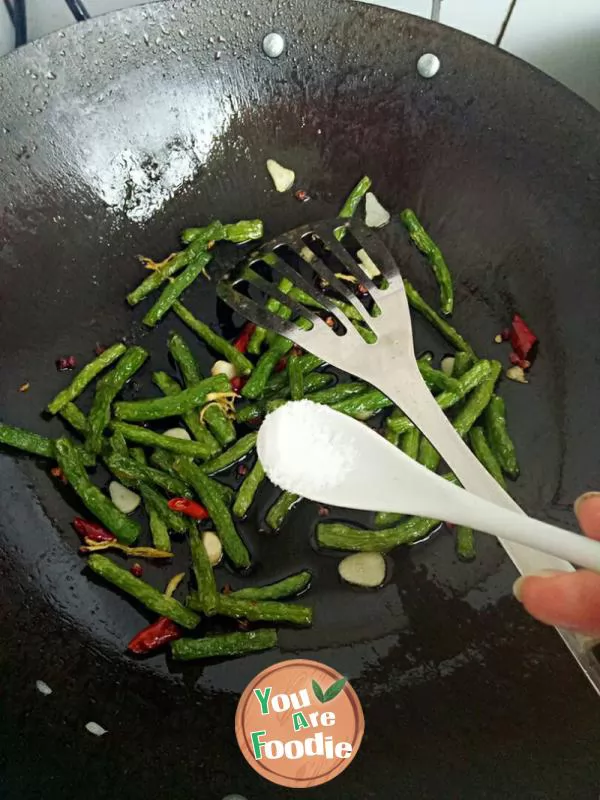 Stir fried gluten free beans