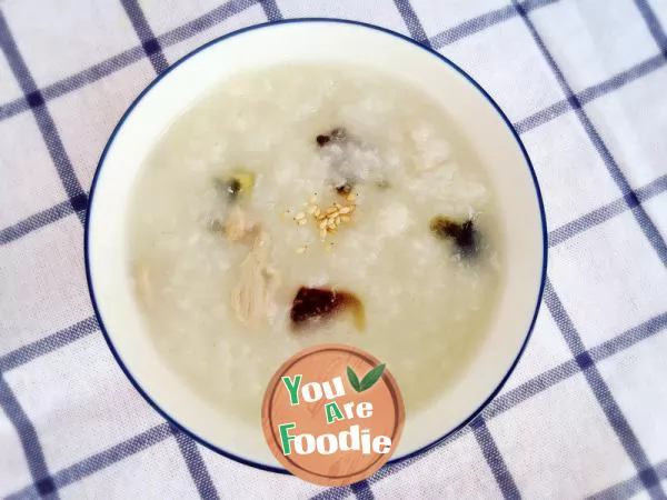 Preserved-egg-and-lean-meat-porridge-simple-version