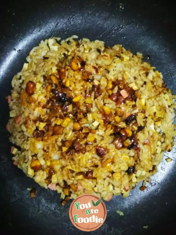 Lazy rice (very hot Tiktok rice) is so delicious!