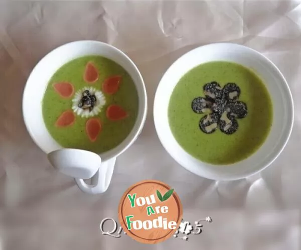 Broccoli-Zhixiang-donkey-hide-gelatin-thick-soup