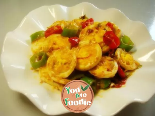 [Hunan cuisine] - scrambled egg with double pepper