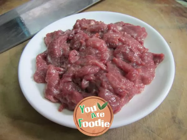 Fried beef with bitter gourd