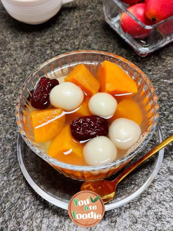 Sweet Potato Soup with Glutinous Rice Balls