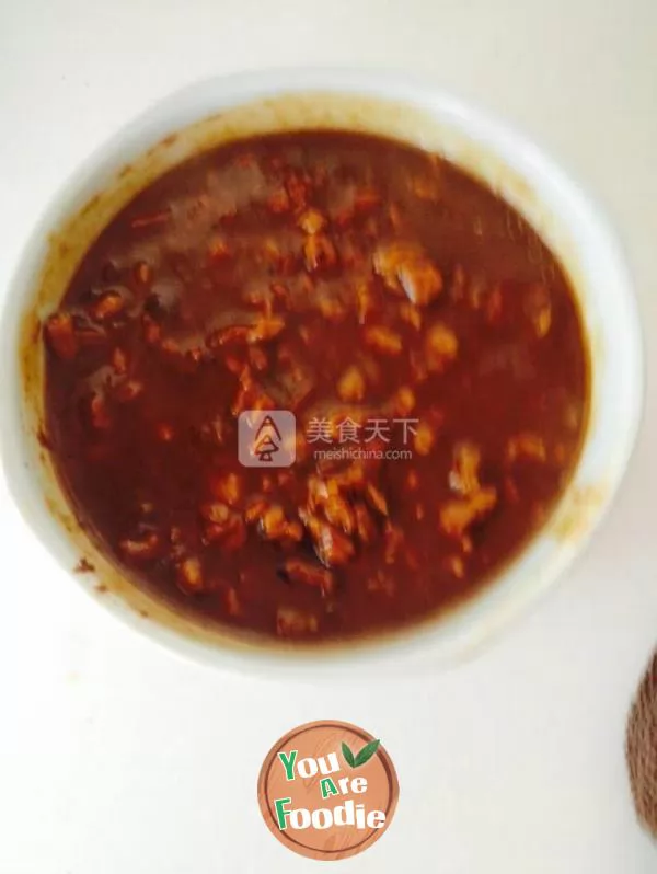 The old Beijing Noodles with Soy Bean Paste