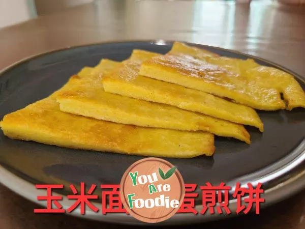 Corn flour egg pancake