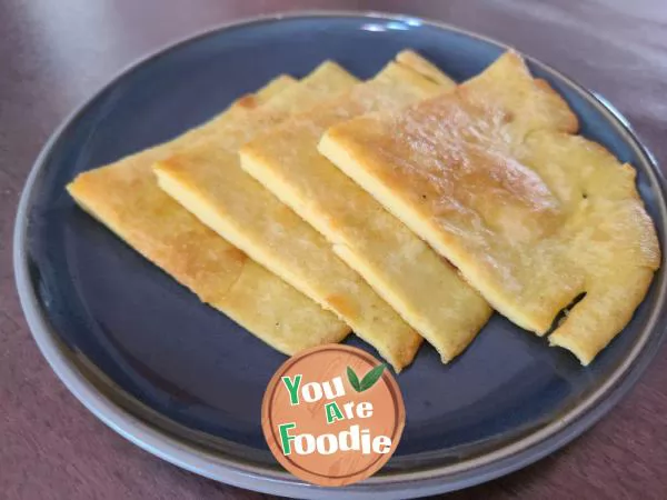Corn flour egg pancake