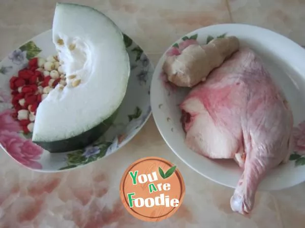 White gourd duck soup