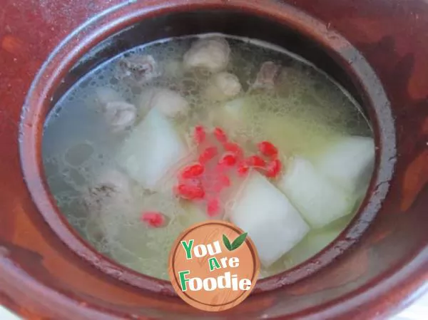 White gourd duck soup