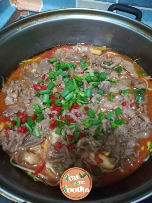 Sliced Beef in Hot Chili Oil