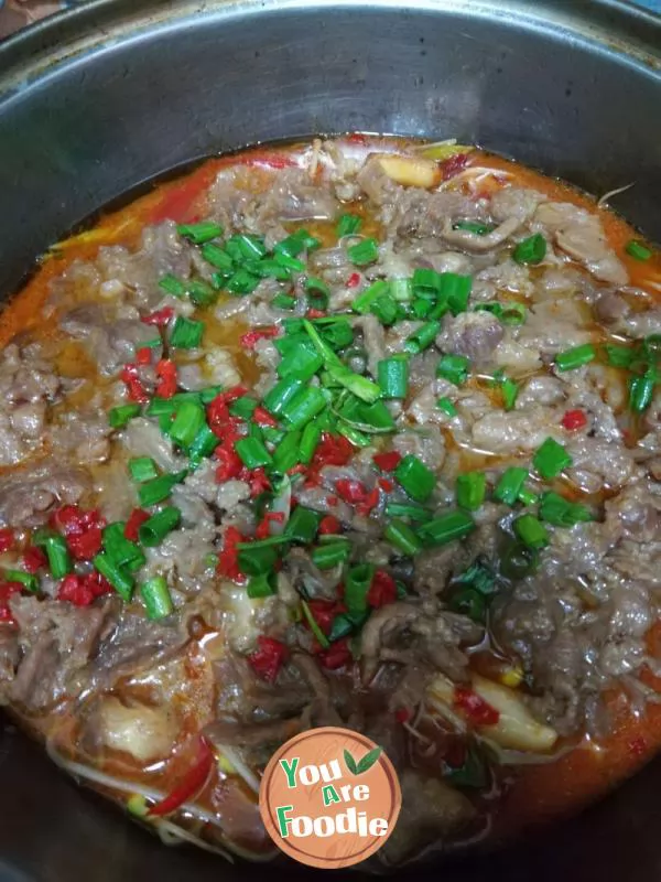 Sliced Beef in Hot Chili Oil