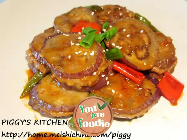 Thai sweet and spicy eggplant