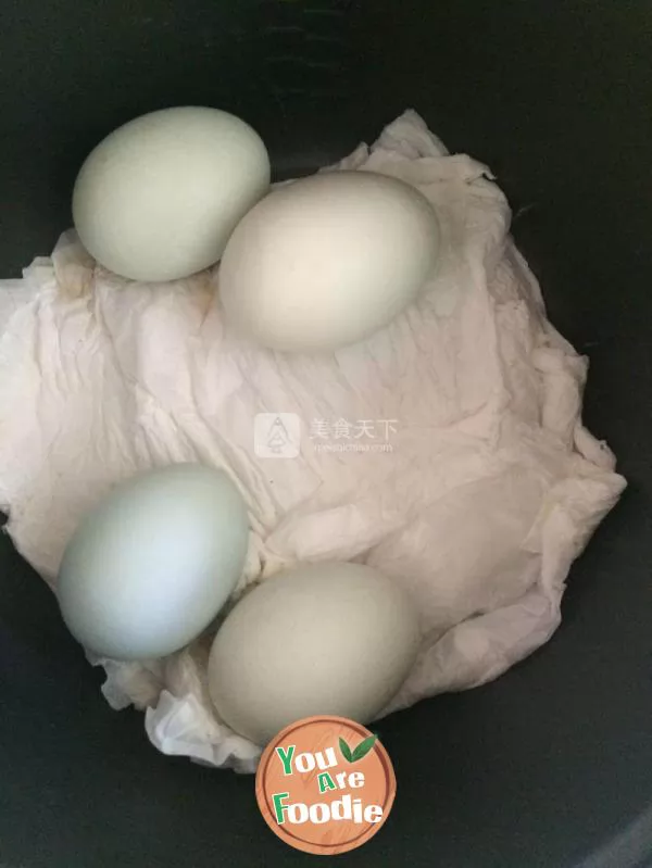 Simple method of boiled egg (rice cooker)