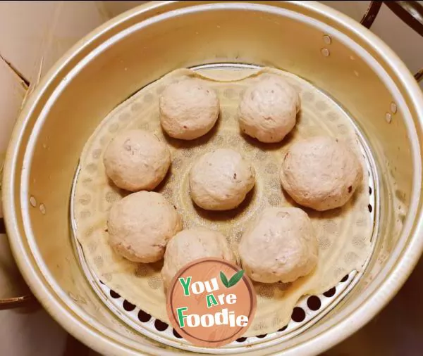 Red bean steamed bread