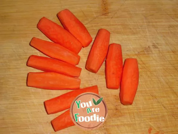 French side dish - carrot in sugar