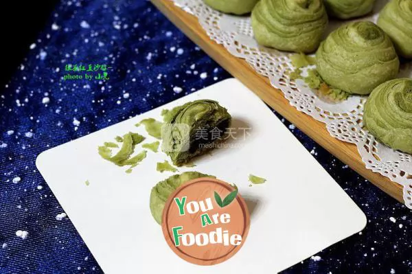 Matcha red bean paste