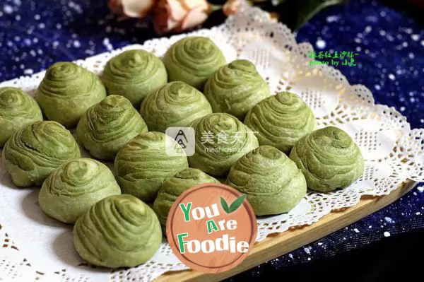 Matcha red bean paste