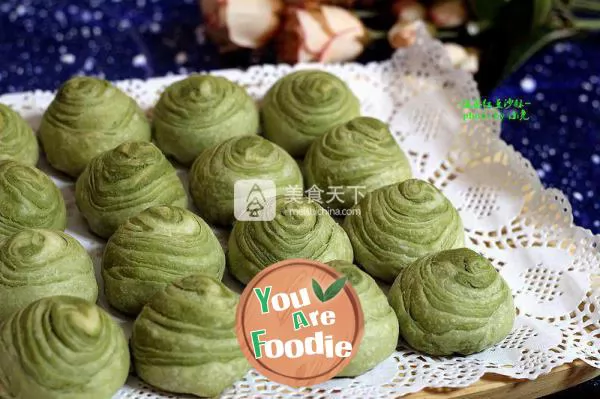 Matcha red bean paste