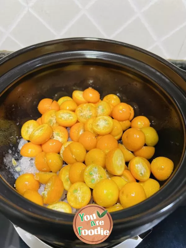 Antitussive and expectorant artifact | boiled kumquat sauce