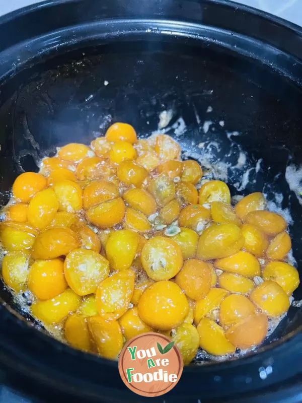 Antitussive and expectorant artifact | boiled kumquat sauce